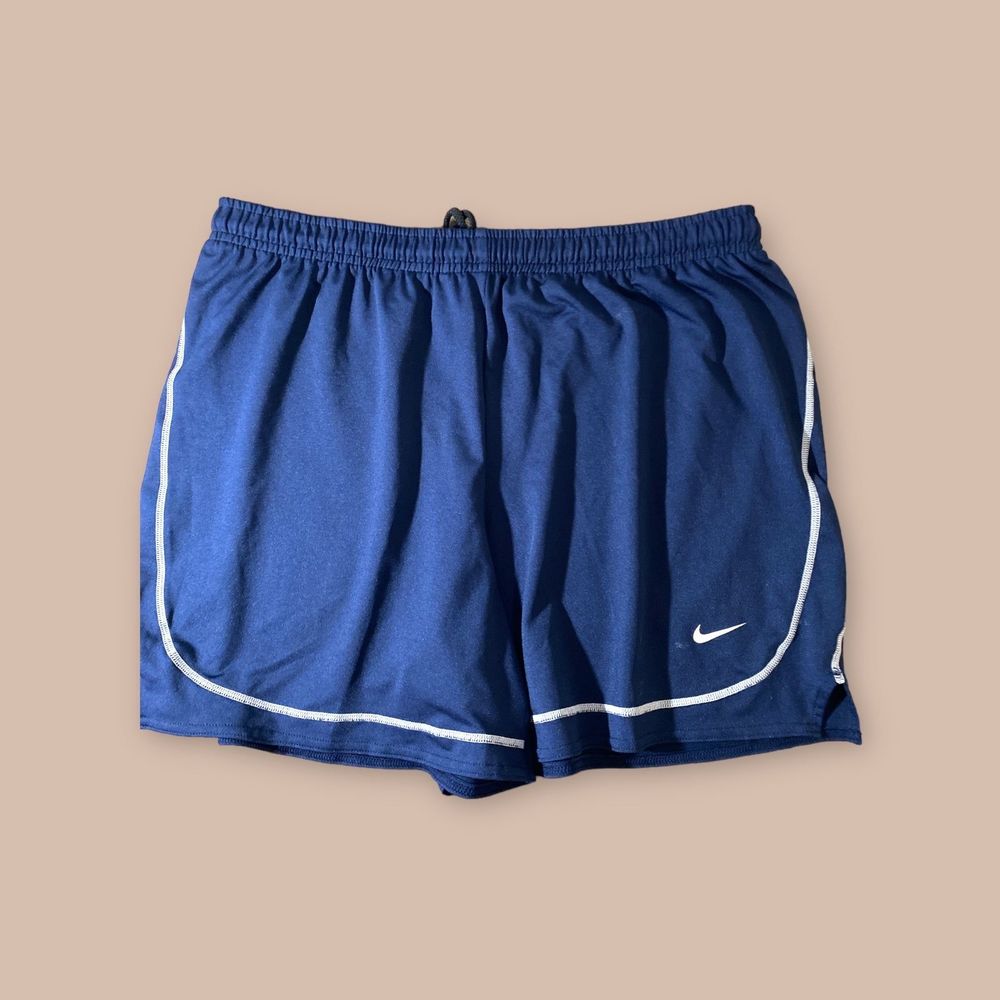 Nike Women’s Dry Fit shorts Blue Sz Medium (8-10) Red Tags EUC